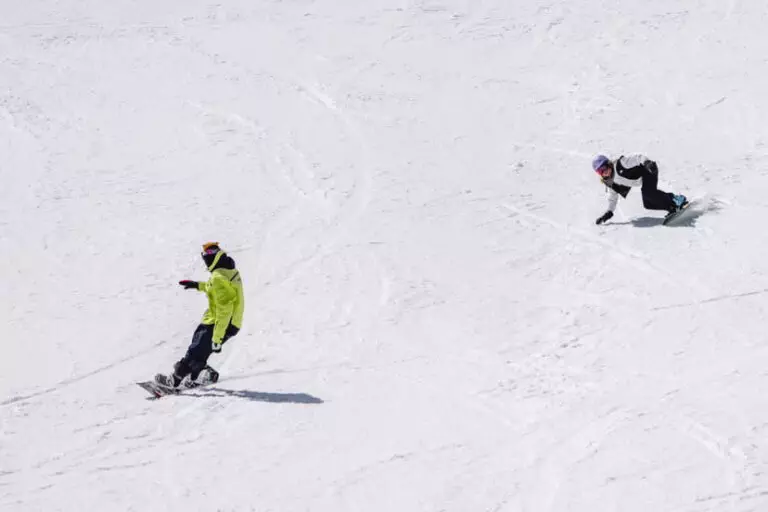 Ettore and Amy snowboarding 4